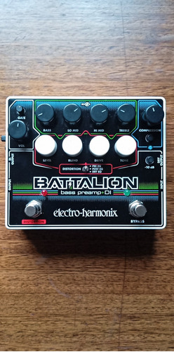 Electro-harmonix Batallion Pedal Bajo Pre Amp Y Distorsión