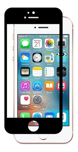 Vidrio Templado Full Cover Premium Para iPhone 5 iPhone SE 