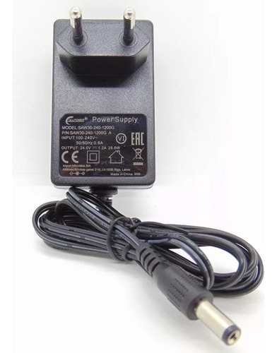 Fonte Mikrotik 24v 1.2a 1200mah 24 Volts Bivolt 110/220v