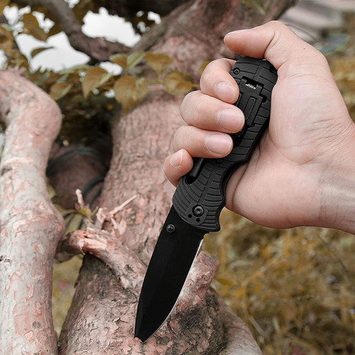 Qixenio Folding Pocket Knife, Multi-function Knife, Tactical