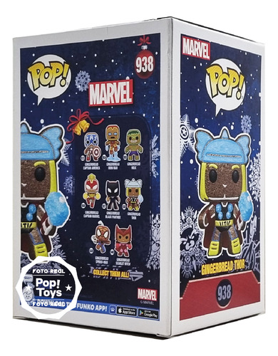Funko Pop - Pop! Marvel - Gingerbread Thor No. 938 Hot Topic