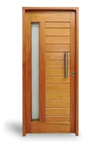 Comprar Puerta Exterior Con Ventanilla, Madera Tornillo 2.10x1.00mts
