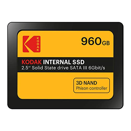 Kodak Ssd X150 Interno, Amarillo, 960 Gb