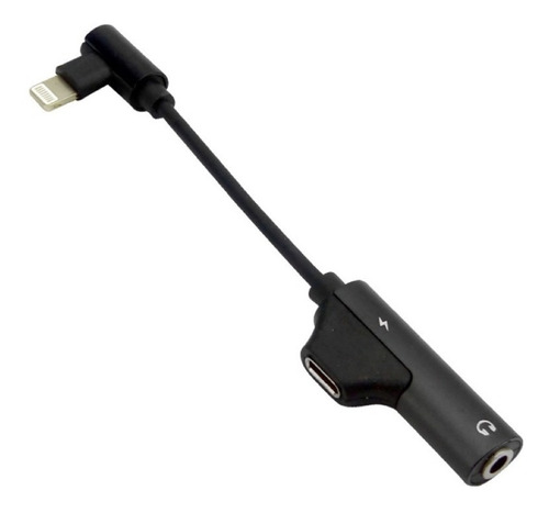 Adaptador Compatible Lightning Salida Doble Carga Audio Jack