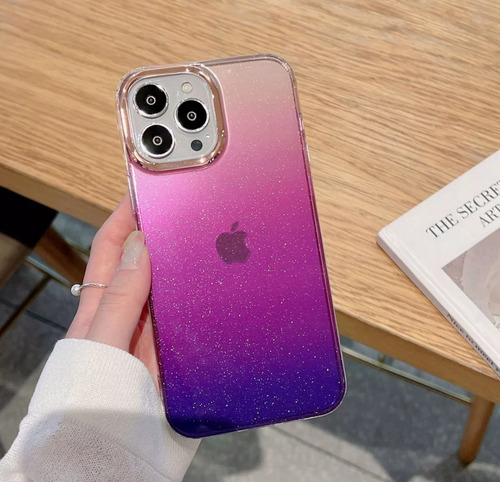 Funda Para iPhone 14 Plus Protección Brillante Con Transición De Color F05