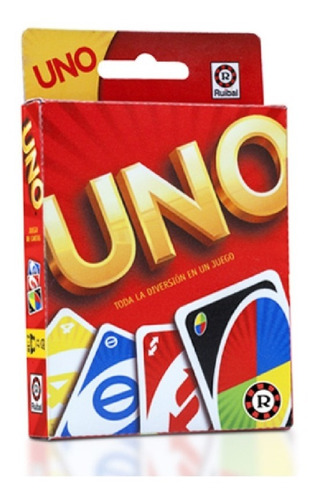 Juego De Cartas Uno Ruibal Mattel Original 7600