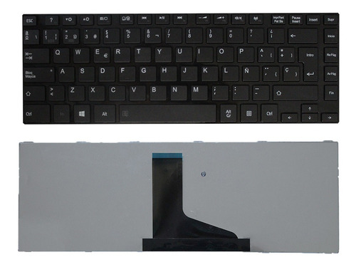 Teclado Toshiba C845d Mp-11b86la-920 Negro Con Marco Español