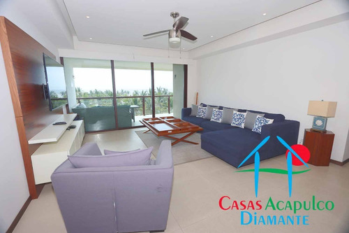Imagen 9 de 30 de Cad La Isla Bali 401. Departamento De Playa. Terraza Con Vista Al Mar