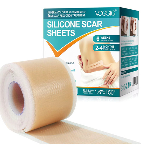 Hojas Silicona Medica Reduce Cicatrices Postquirurgicas Acné Neutra