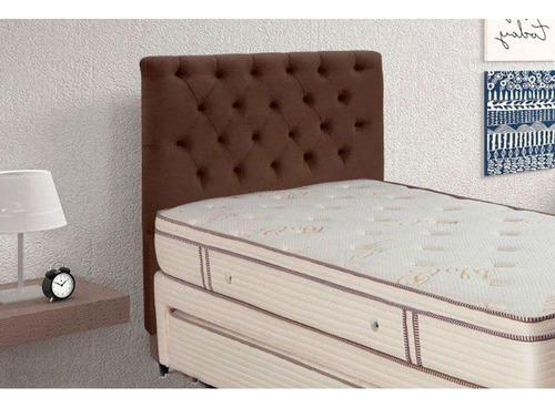 Painel De Cama Box Estofada King Embaixatriz Plus Suede Marr