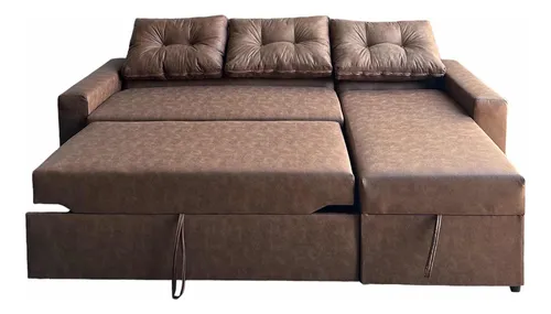 Sofá Cama Baúl Tipo L