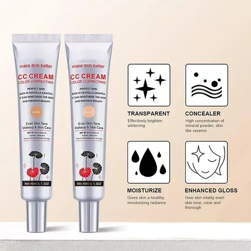 Crema Cc Coreana Que Cambia De Color, B - mL a $719