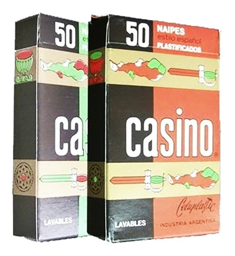 Cartas Naipes Españoles Casino 50 Lavable Plastificada 