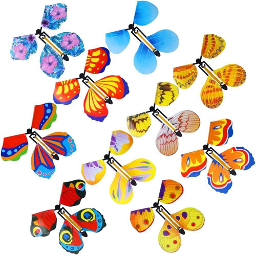 10 Mariposas Voladoras Magicas, Regalo Fiestas, San Valentin