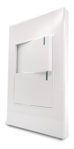Imagen 2 de 5 de Interruptor Doble Conmutable Blanco Premium White De Lujo