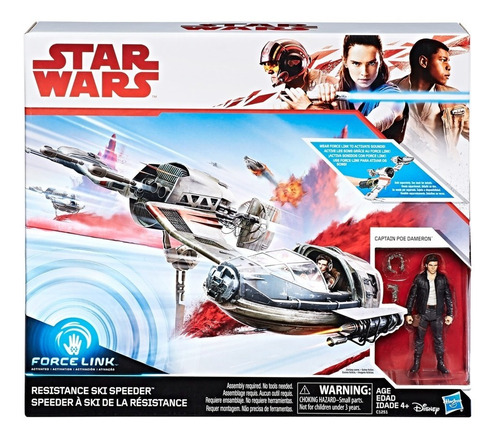 Imagem 2 de 6 de Nave Star Wars Force Link Speeder Aéreo Hasbro