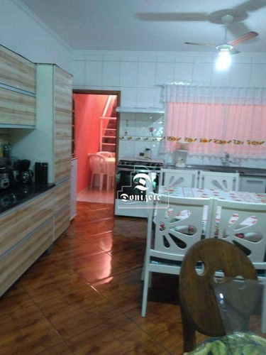 Imagem 2 de 21 de Sobrado À Venda, 204 M² Por R$ 870.000,00 - Vila Pires - Santo André/sp - So4060