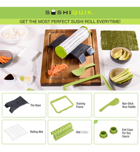 Kit De Sushi Sushiquik Utensilios Para Hacer Sushi Fácil