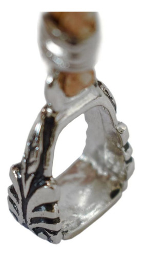 Chaveiro De Couro Cru Estribo Sv8397