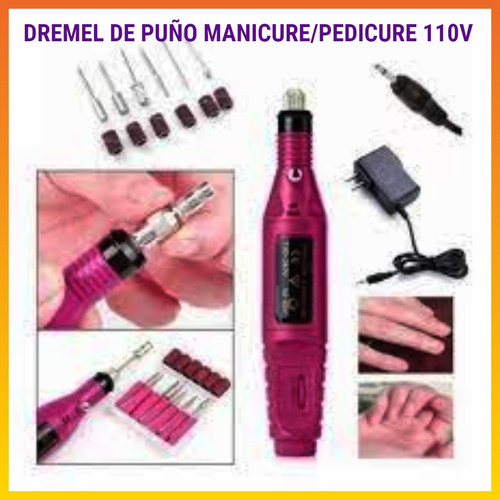Imagen 5 de 10 de Pack Para Uñas En Semipermanente C/dremel+lampara Uv/led 45w