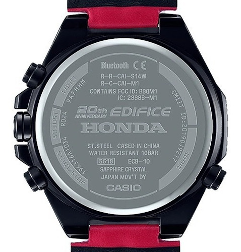 Reloj Casio Edifice Ecb-10hr-1 Honda Racing Edicion Limitada