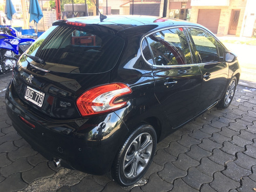Peugeot 208 1.6n Feline Pack Cuir 2015 Negro Cuero