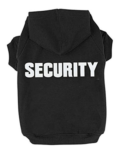 Bingpet Ba10021 Security Patterns Printed Puppy Pet Hoodie R