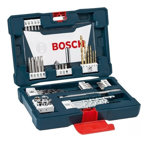 Juego Set Kit Bosch Mechas Puntas Fresador Tubos Iman 48 Pzs