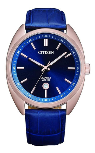 Reloj Citizen Hombre Bi5093-01l Blue /relojería Violeta Color de la correa Azul