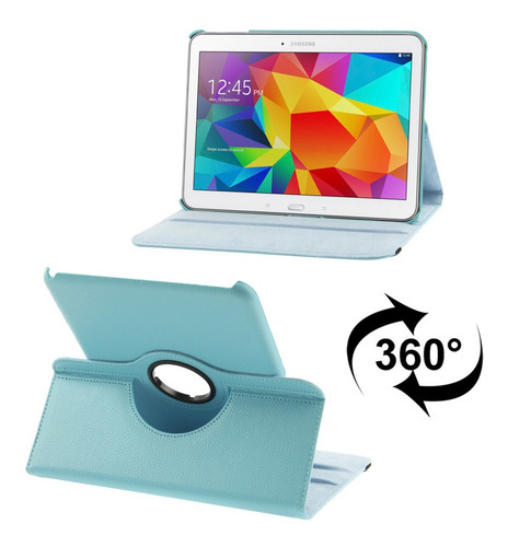 Imagen 1 de 5 de Funda De Piel Para Galaxy Tab 4 10.1, Sm-t530, T531, Color A