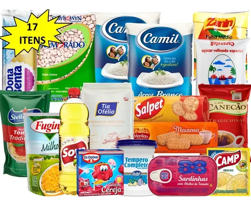 comprar Cesta Básica De Alimentos Qualidade Família Doação Completa