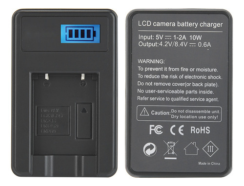 Batería Li-50b Np-45/li-40b Lcd De Carga Usb Única Para Cáma