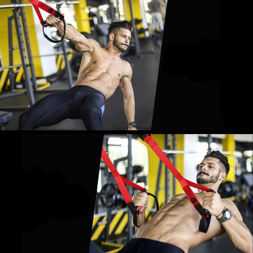 Banda Resistencia Tela Larga Ejercicios Tobillos Fuerte Gym