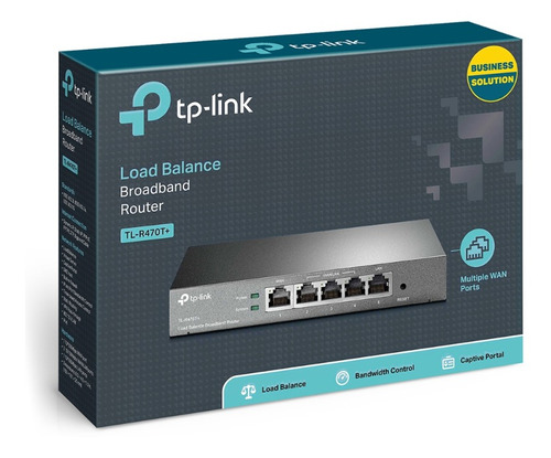 Roteador Tp-link Tl-r470t+ 4 Wan Load Balance 4 Links V 6.0