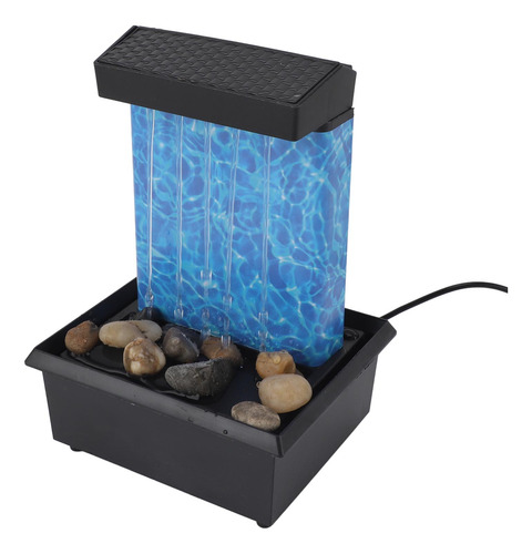 Mesa Led Led Con Forma De Cascada, Fuente, Fuente, Escritori