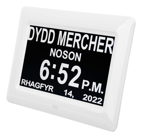 Reloj Digital Con Fecha Y Calendario De 7 Pulgadas, Wifi, 5