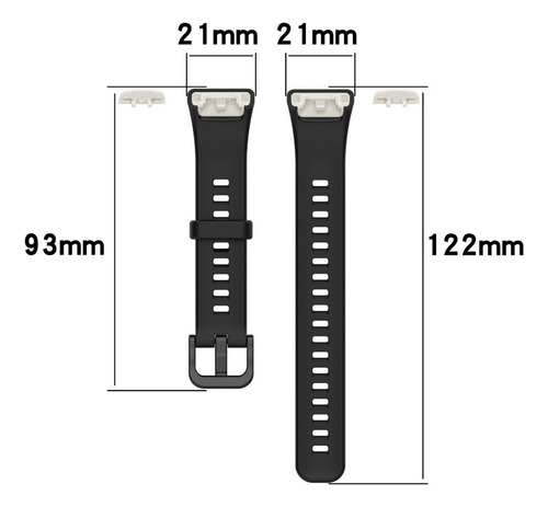 Correa De Silicón Premium Para Huawei Band 6 (10 Piezas)