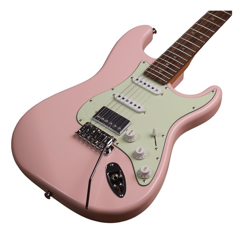 Guitarra Seizi Vintage Budokan Plus Hss Sakura Pink