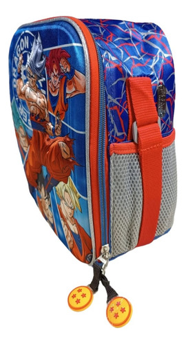 Lonchera Escolar Dragon Ball Dbs112lb026a Color Azul