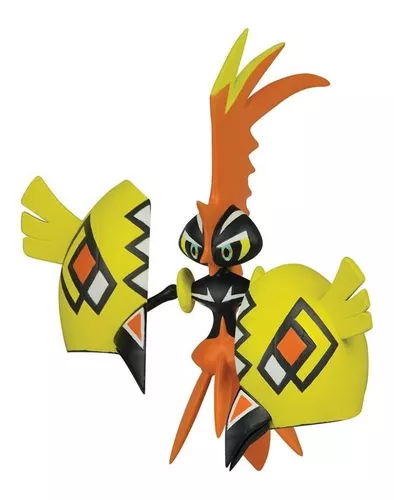 Brinquedo Pokémon Coleção Tapu Koko Com Broche E Miniatura