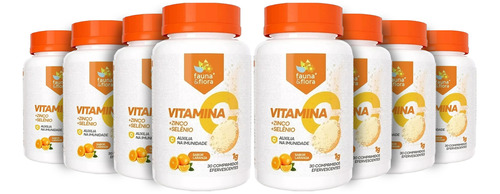 240 Comprimido Zinco Efervescente Vitamina C Selênio 1000mg