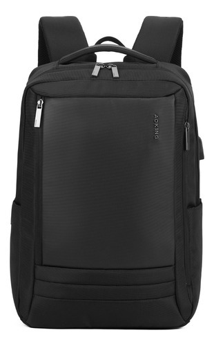 Mochila Aoking Ejecutiva Notebook Sn2116 Color Negro