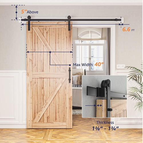 Imagen 4 de 7 de Herrajes Para Puertas Corredizas Smartstandard, 91cm - 101cm
