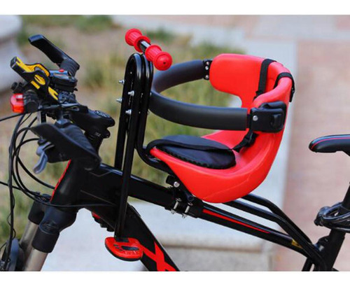 Asiento De Bicicleta De Bebé Montado En La Parte Delantera,