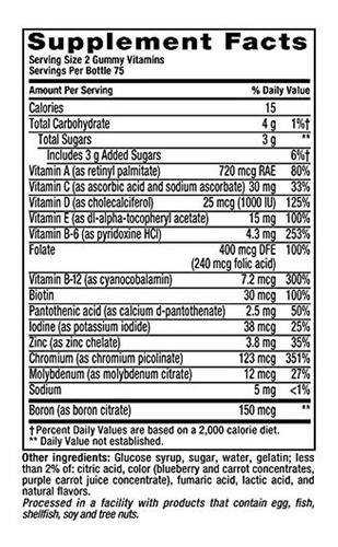 Vitafusion De Los Hombres Gummy Vitaminas, 150 count, 22703,