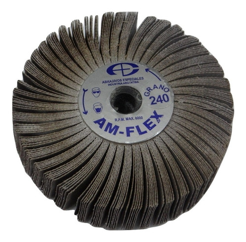 Amflex Grano 240 Lija Para Pulidora Joyeria Plateria Orfebre