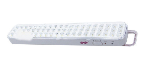 Imagen 1 de 2 de Luz de emergencia BAW LLEDE60M con batería recargable 6 W 220V blanca