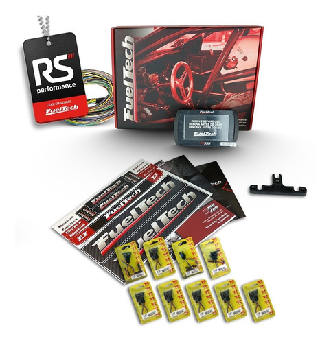 Fueltech Ft350 3m + Kit 9 Chicotes Vw 4 Bicos + Brindes