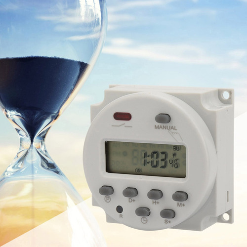 . Interruptor Temporizador Programable 7 Días 1s~168h 5va