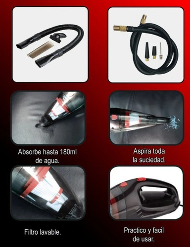 Imagen 3 de 6 de Aspiradora Liquido Auto Compresor Aire Control Digital 2en1